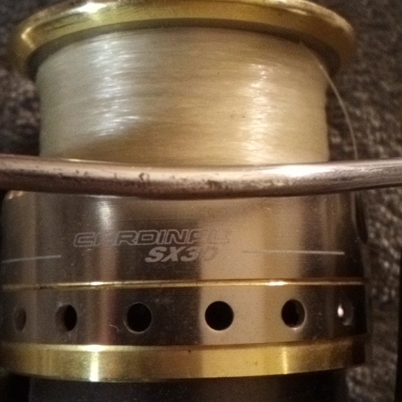 CARDINAL SX 30 FISHING REEL W/ LINE ABU GARCIA - Picture 3 of 4